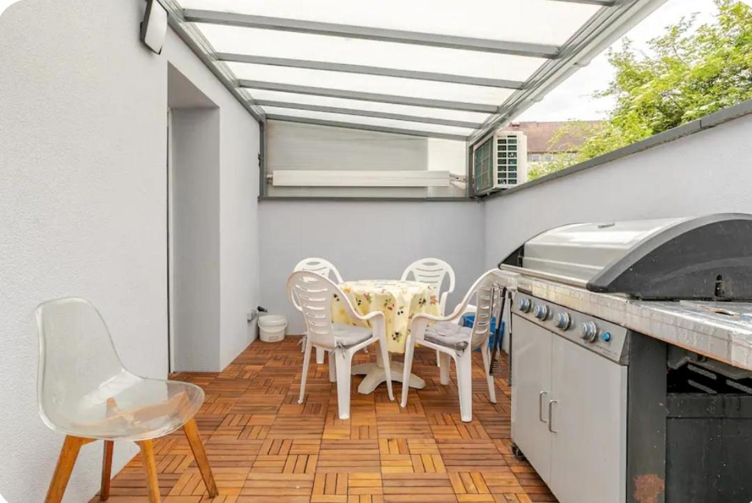 Maisonnette Avec Terrasse สตราสบูร์ก ภายนอก รูปภาพ